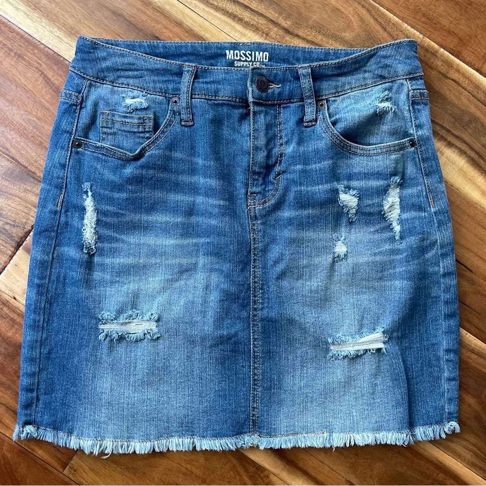 Mossimo Supply Co women’s denim miniskirt